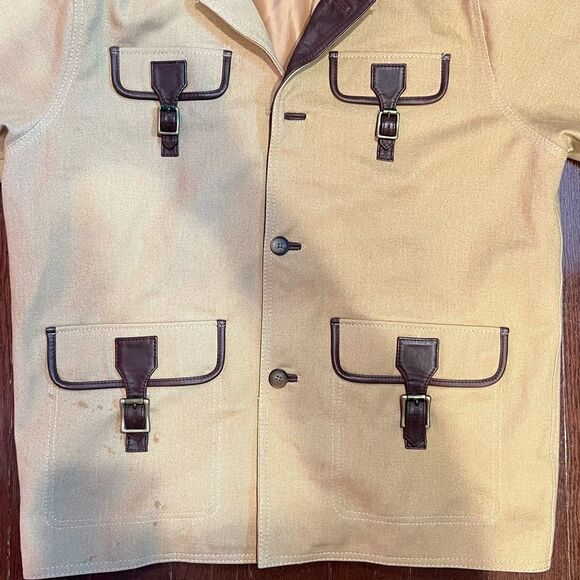 Women's Vintage Arandu Utility Leather Jacket - Picture 6 of 17